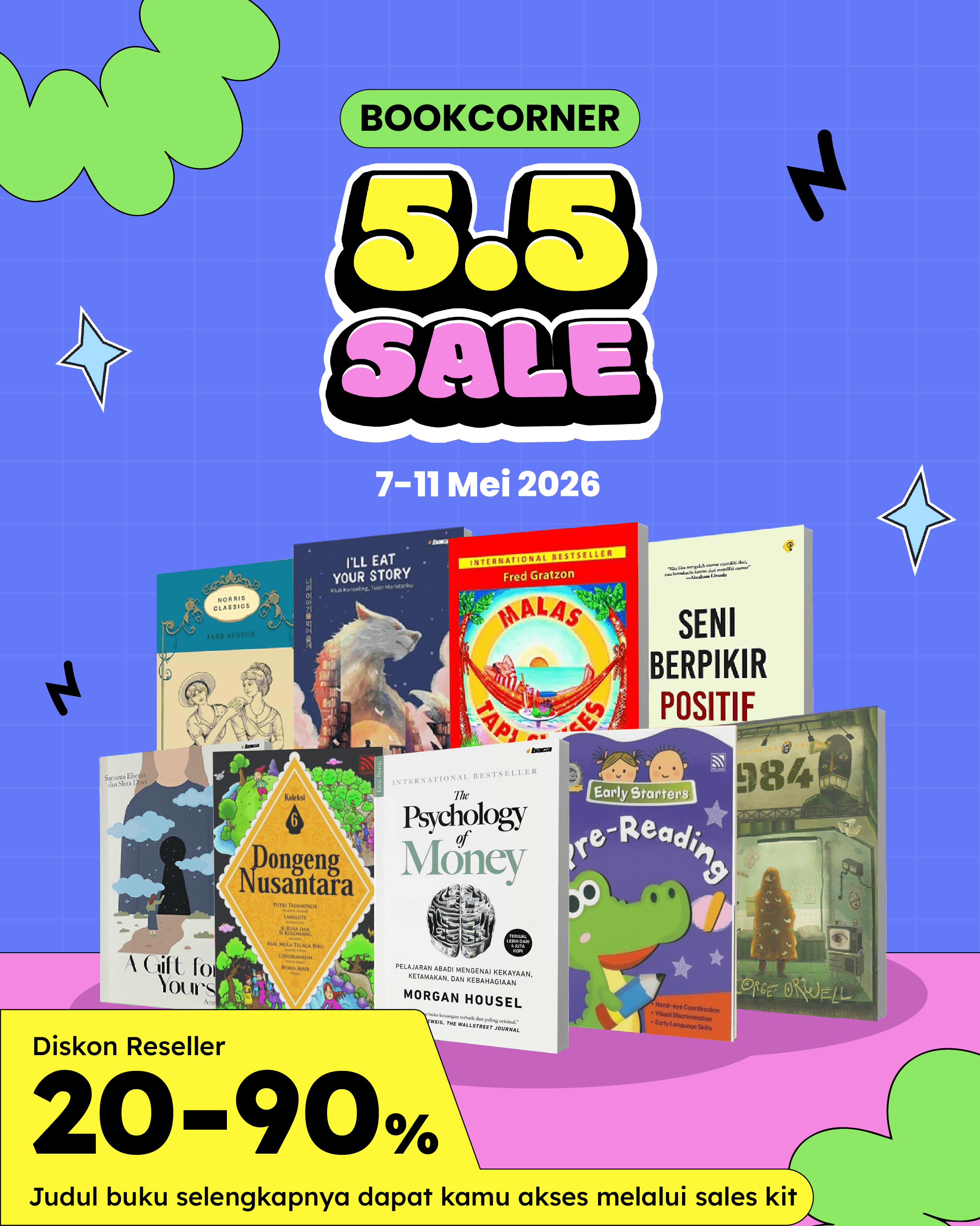 5.5 SALE BOOKCORNER